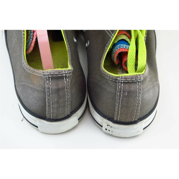 Converse all Star Women Size 7 M Gray Low Top Fabric 140074f - Picture 5 of 8
